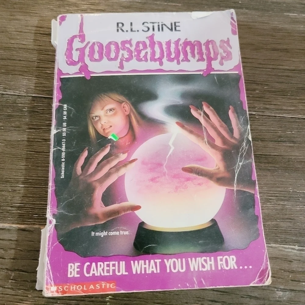 Vintage 90s Goosebumps #12 Be Careful What You Wish For R.L. Stine